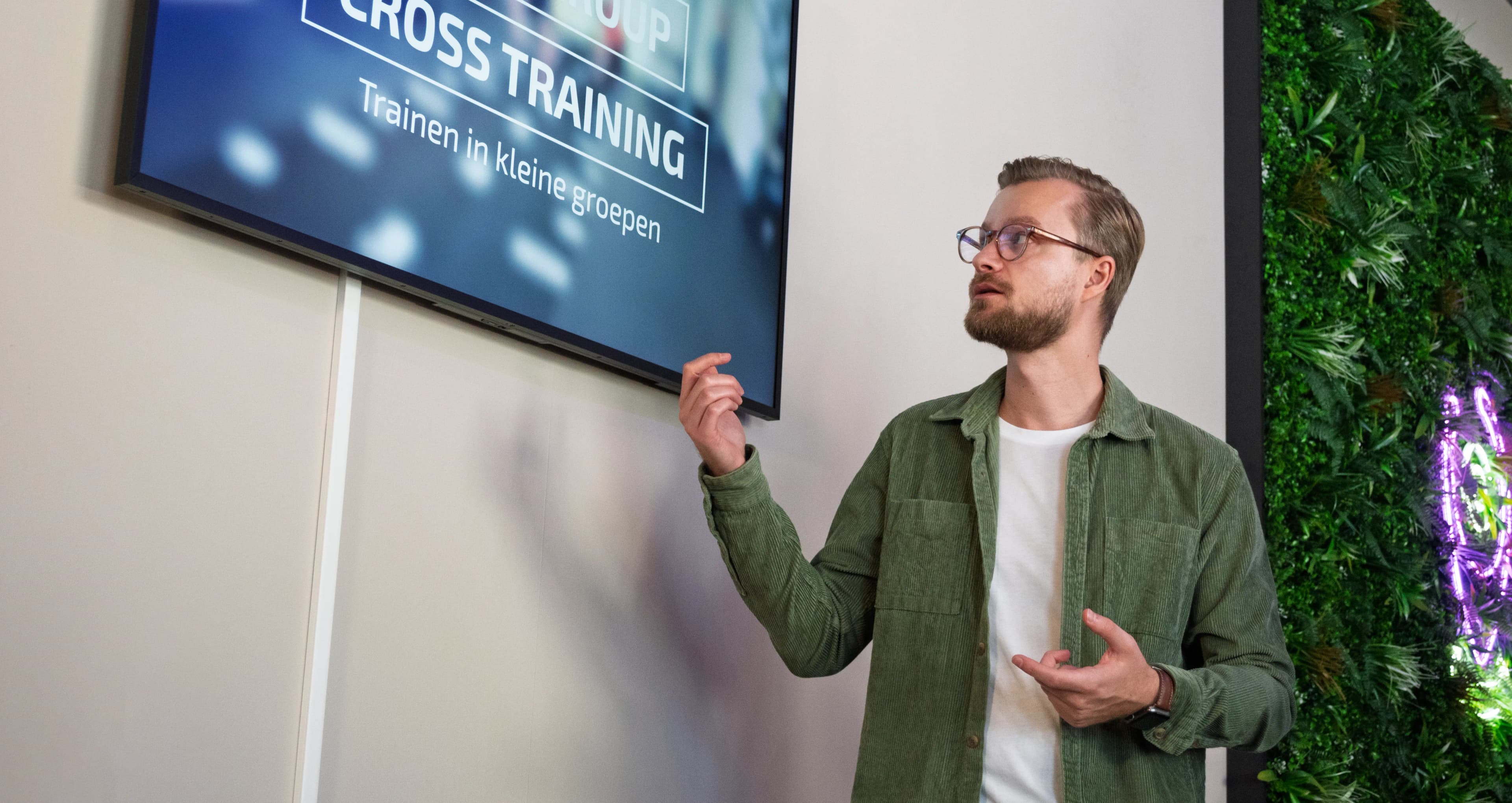 Mathijs Lemmers presenteert concept bij Fysio Fit