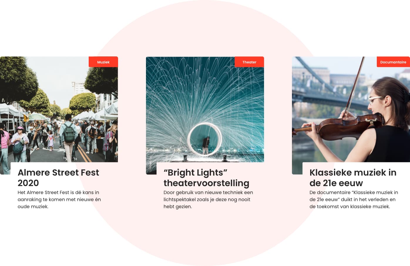 Cultuurfonds Almere Projecten overzicht